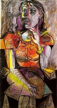 Femme assise 2 1938 Cubists Oil Paintings